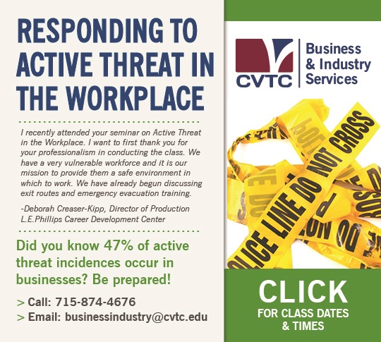 CVTC: Responding to Active Threat in the Workplace