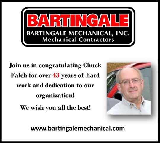 Bartingale Mechnical: Chuck Falch Retiring