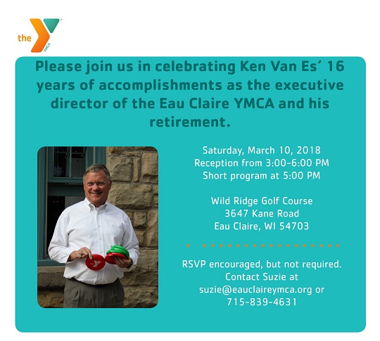 YMCA: Ken Van Es Retirement
